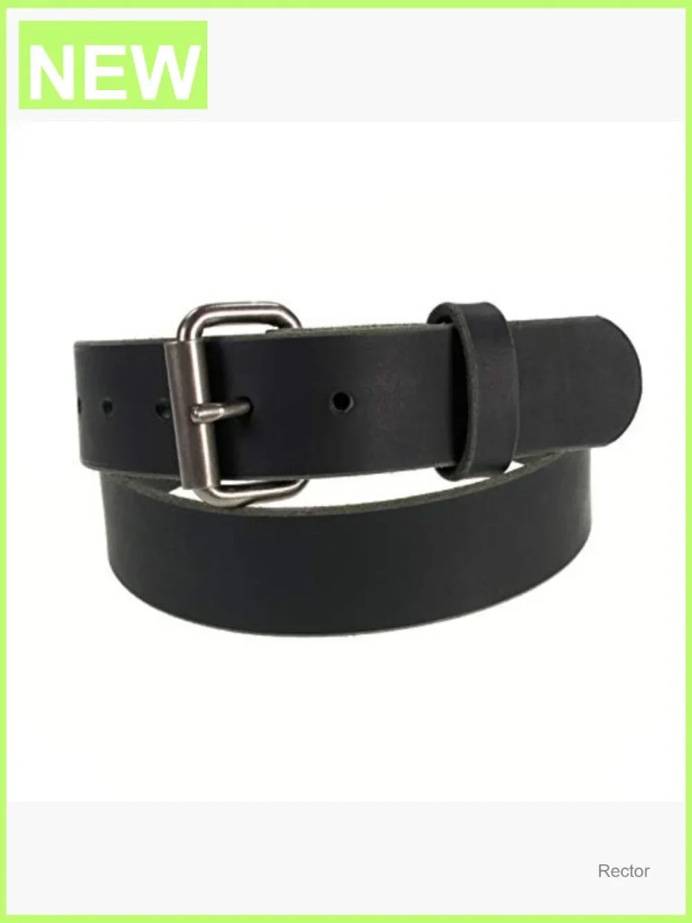 Mens Classic Full Grain Leather Belt 1.5